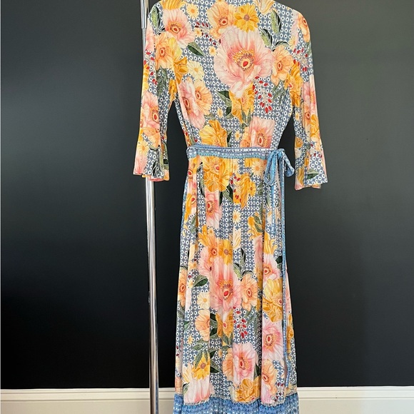 FARM Rio for Anthropologie Camila Wrap Dress - Picture 13 of 14